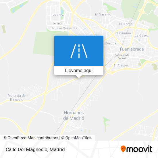 Mapa Calle Del Magnesio