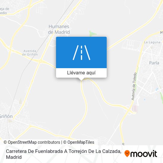 Mapa Carretera De Fuenlabrada A Torrejón De La Calzada