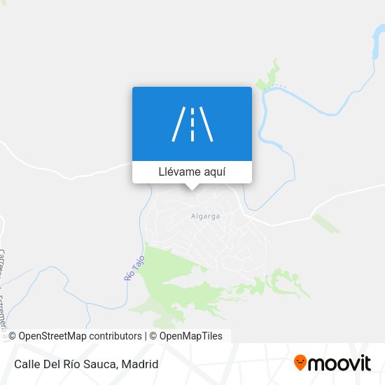 Mapa Calle Del Río Sauca