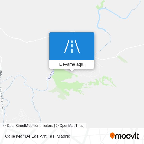 Mapa Calle Mar De Las Antillas