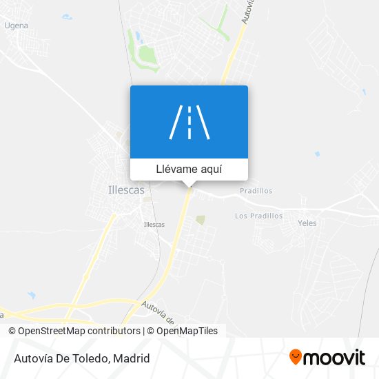 Mapa Autovía De Toledo