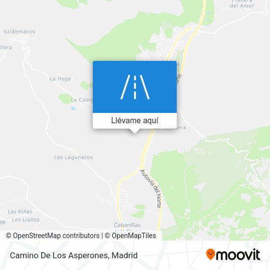 Mapa Camino De Los Asperones