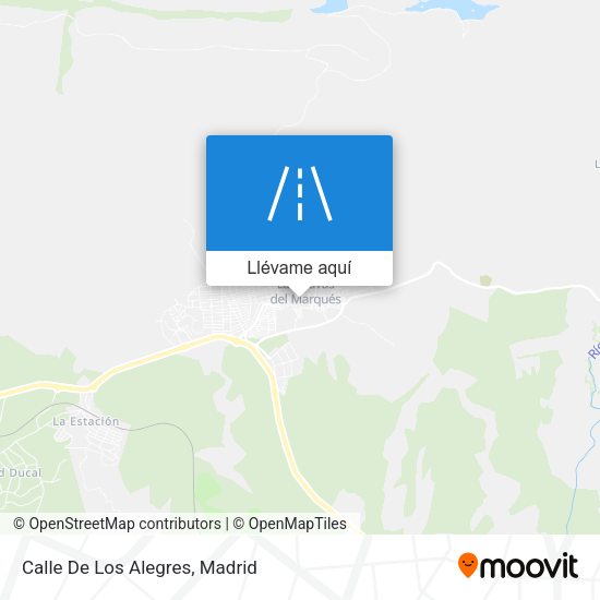 Mapa Calle De Los Alegres