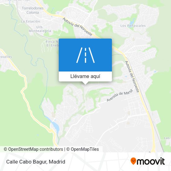 Mapa Calle Cabo Bagur