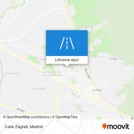 Mapa Calle Zagreb