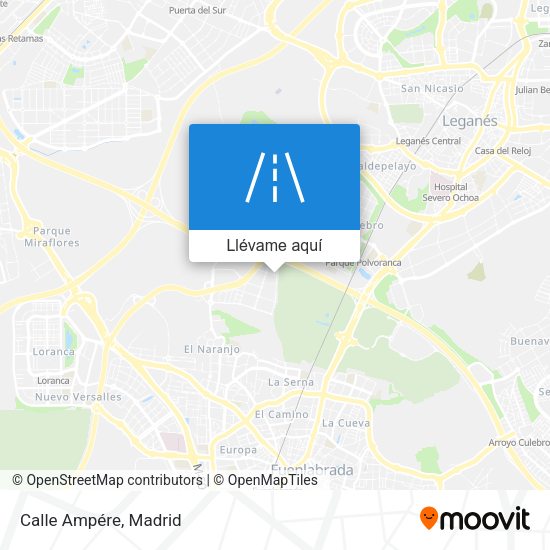 Mapa Calle Ampére