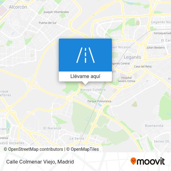 Mapa Calle Colmenar Viejo