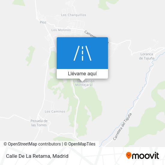Mapa Calle De La Retama