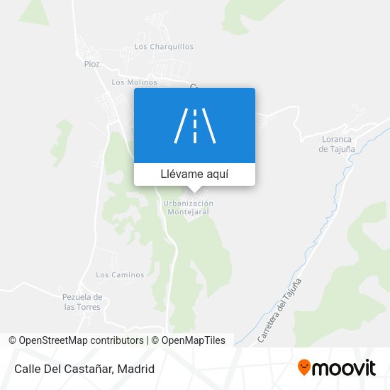 Mapa Calle Del Castañar