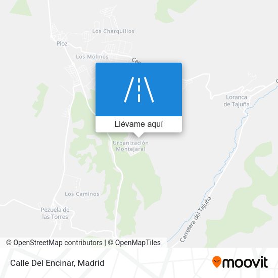 Mapa Calle Del Encinar
