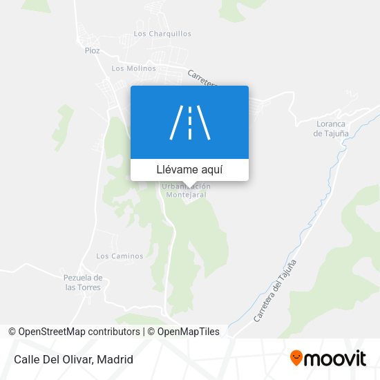 Mapa Calle Del Olivar