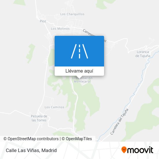 Mapa Calle Las Viñas