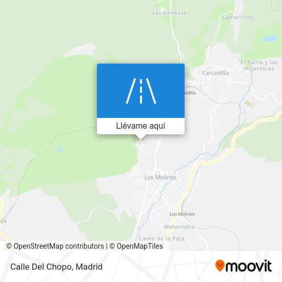 Mapa Calle Del Chopo