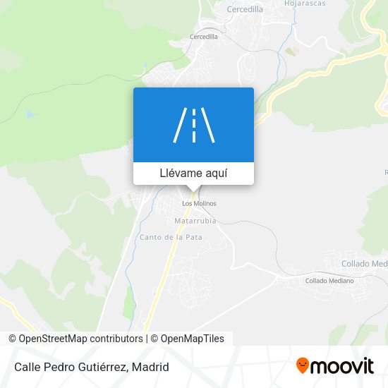 Mapa Calle Pedro Gutiérrez