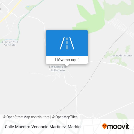 Mapa Calle Maestro Venancio Martínez