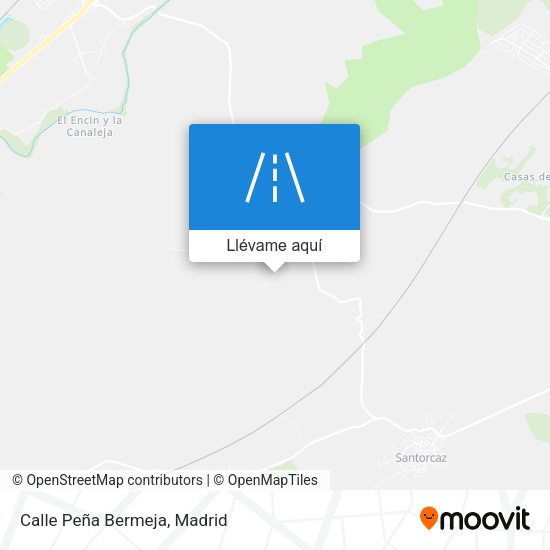 Mapa Calle Peña Bermeja