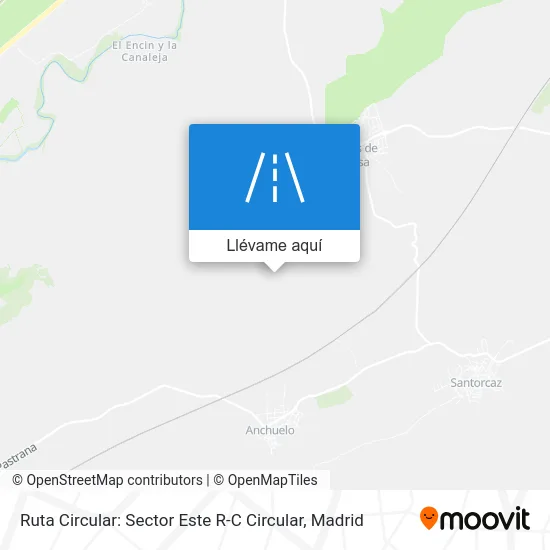 Mapa Ruta Circular: Sector Este R-C Circular