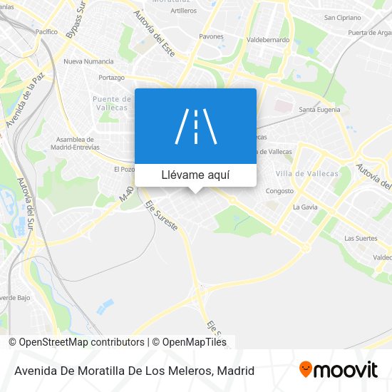 Mapa Avenida De Moratilla De Los Meleros