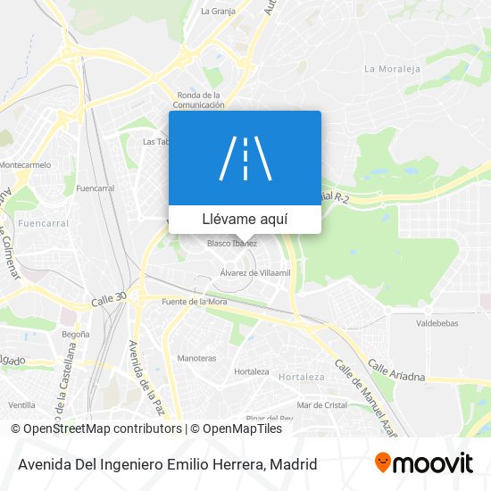 Mapa Avenida Del Ingeniero Emilio Herrera