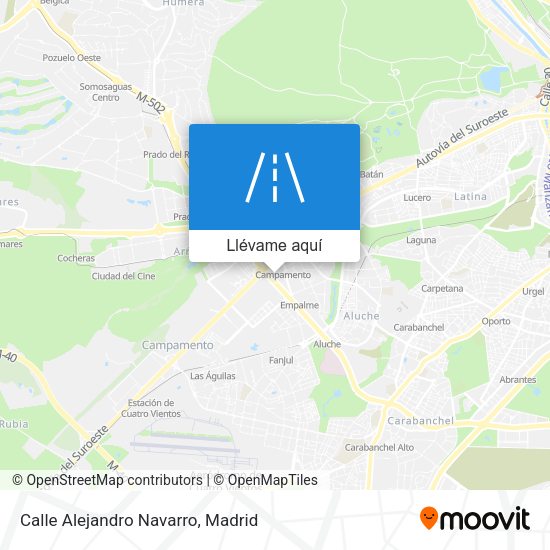 Mapa Calle Alejandro Navarro