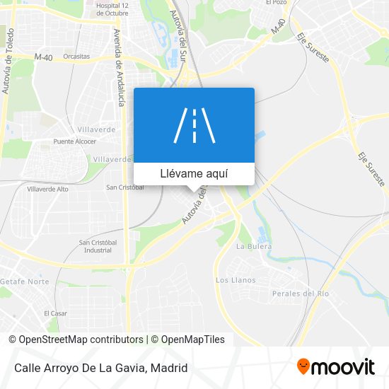 Mapa Calle Arroyo De La Gavia