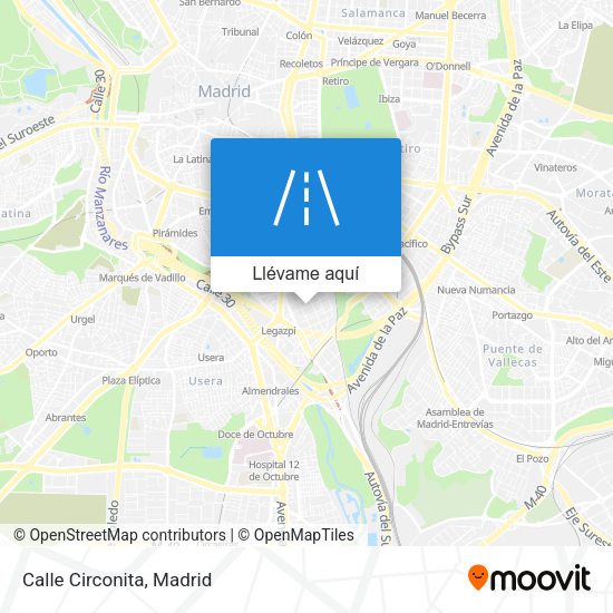 Mapa Calle Circonita