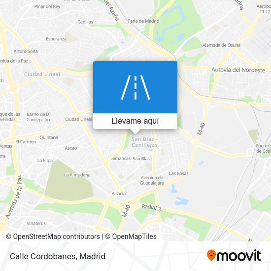 Mapa Calle Cordobanes