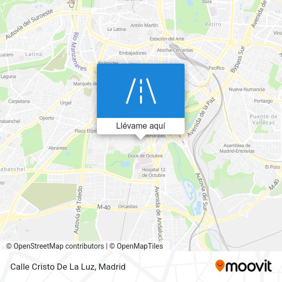 Mapa Calle Cristo De La Luz
