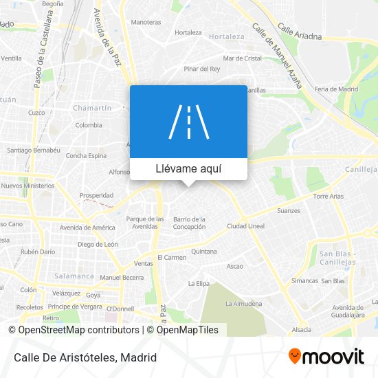 Mapa Calle De Aristóteles