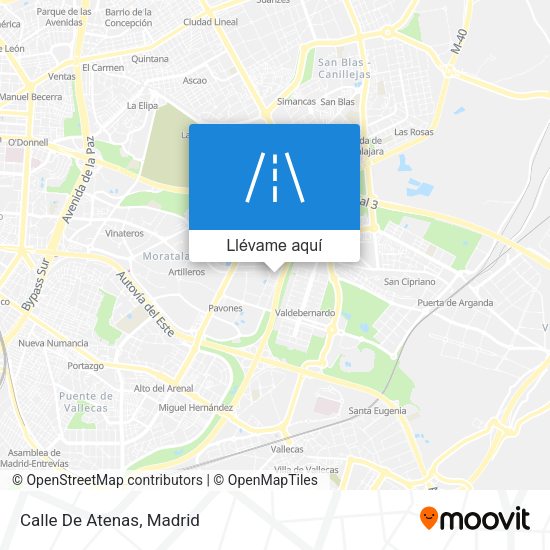Mapa Calle De Atenas