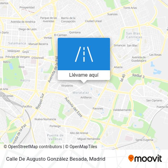 Mapa Calle De Augusto González Besada