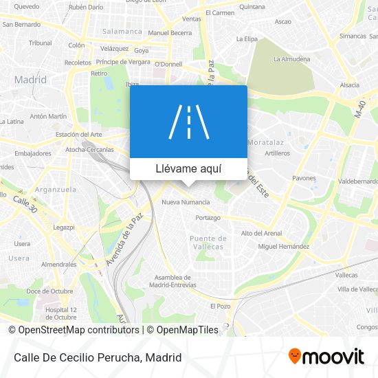 Mapa Calle De Cecilio Perucha