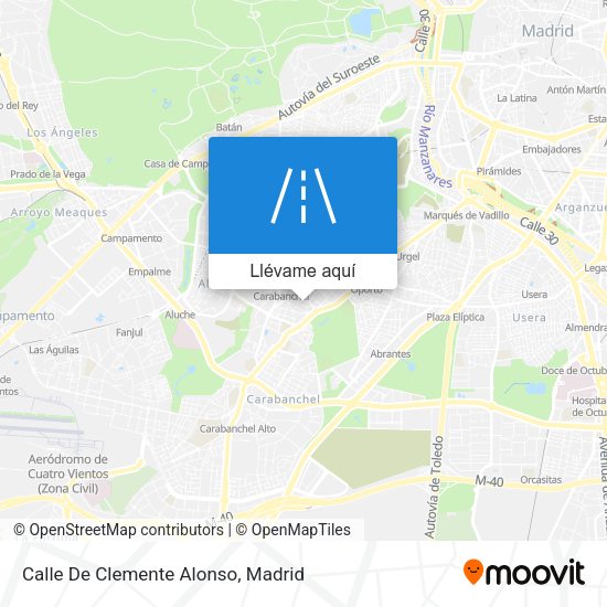 Mapa Calle De Clemente Alonso