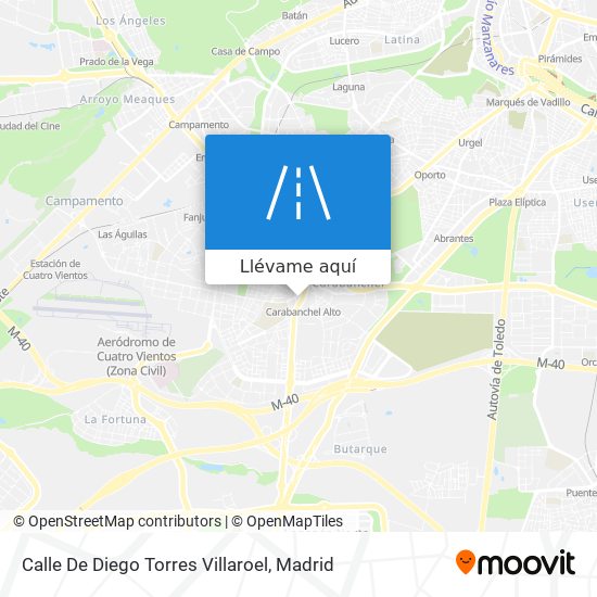 Mapa Calle De Diego Torres Villaroel