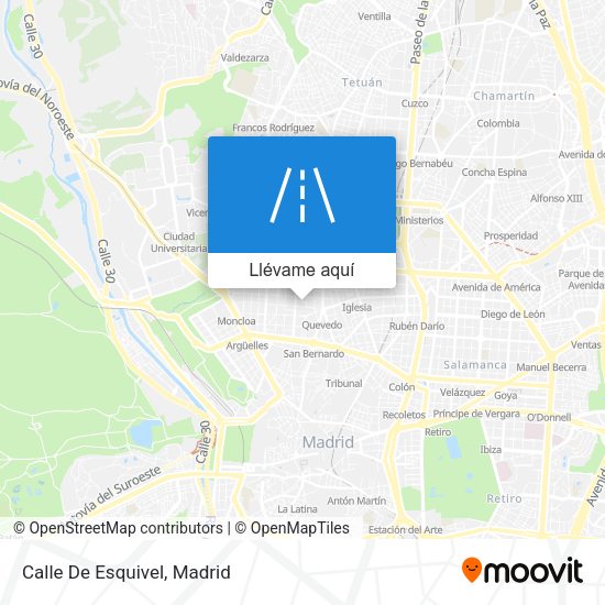 Mapa Calle De Esquivel