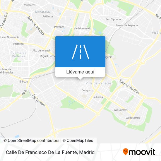 Mapa Calle De Francisco De La Fuente