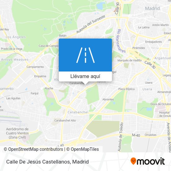 Mapa Calle De Jesús Castellanos