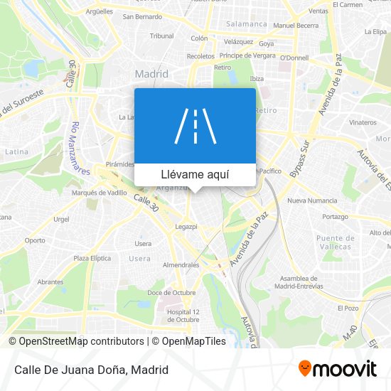 Mapa Calle De Juana Doña