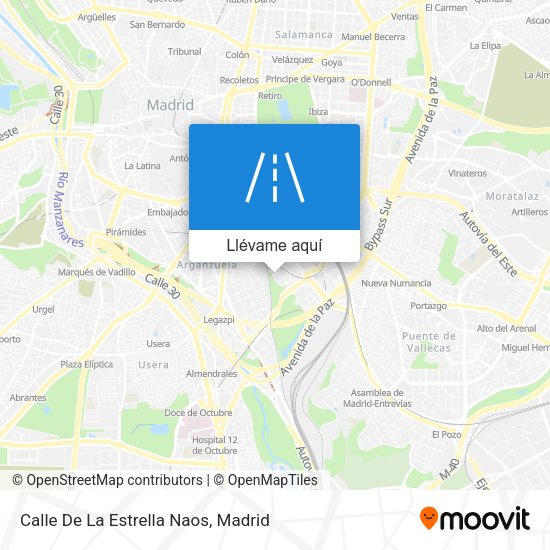 Mapa Calle De La Estrella Naos