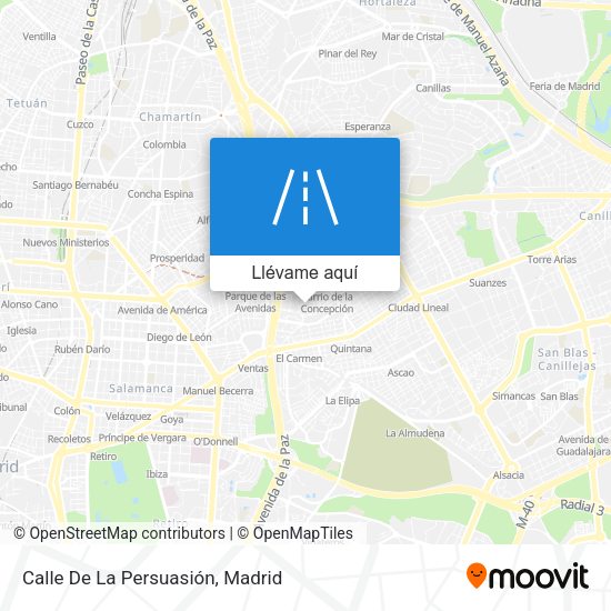 Mapa Calle De La Persuasión