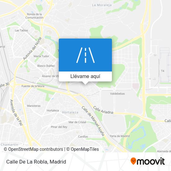 Mapa Calle De La Robla