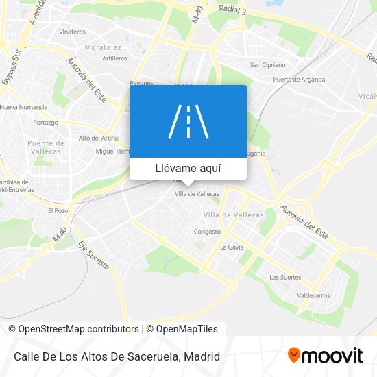 Mapa Calle De Los Altos De Saceruela