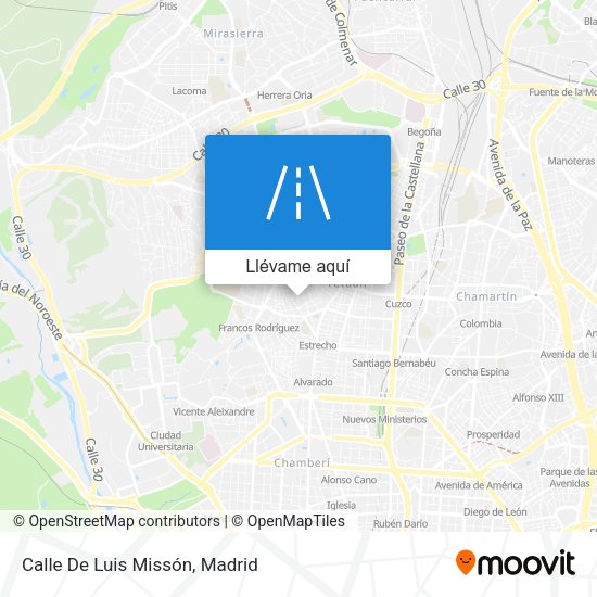 Mapa Calle De Luis Missón