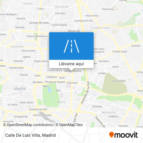 Mapa Calle De Luis Villa
