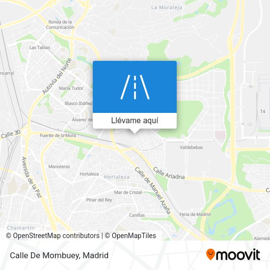 Mapa Calle De Mombuey