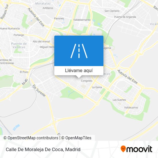 Mapa Calle De Moraleja De Coca