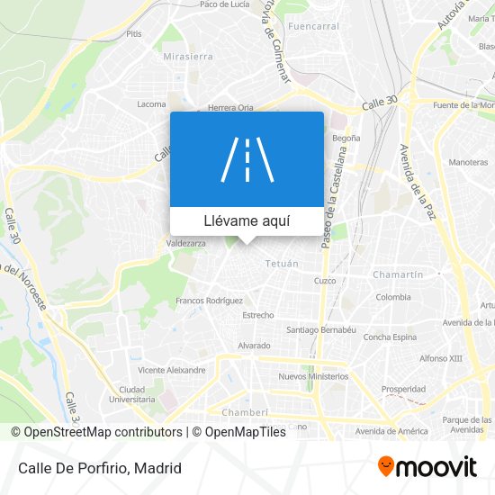 Mapa Calle De Porfirio