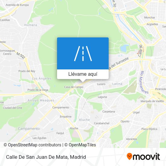 Mapa Calle De San Juan De Mata