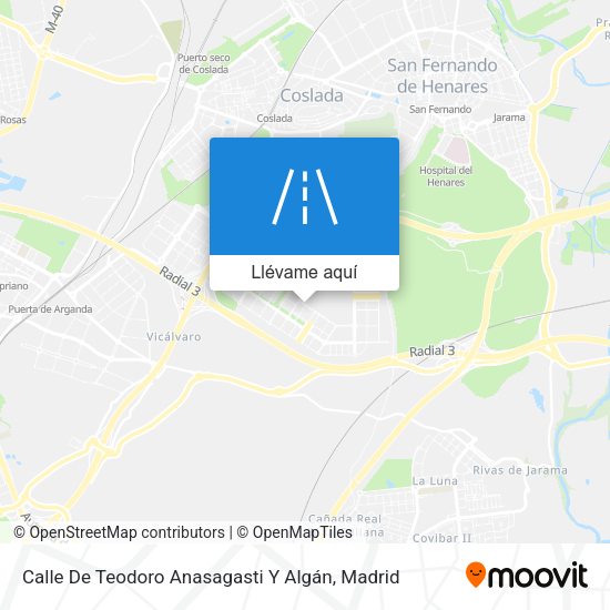 Mapa Calle De Teodoro Anasagasti Y Algán