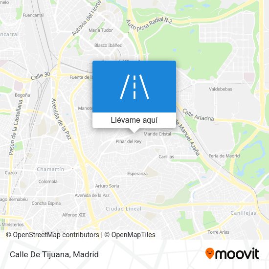 Mapa Calle De Tijuana